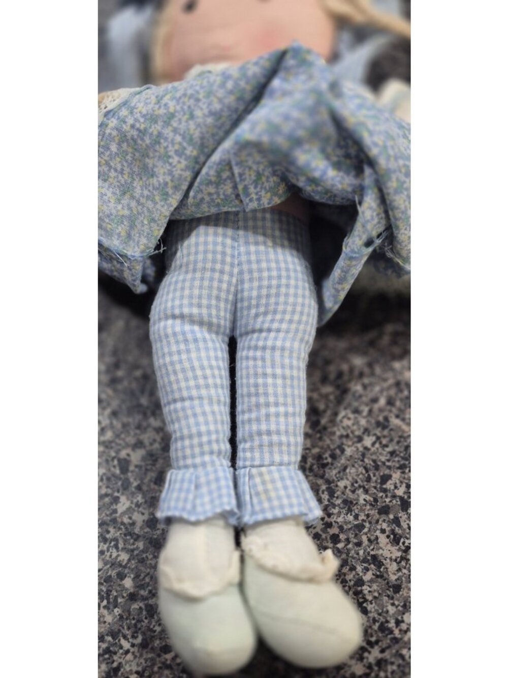 12" VINTAGE HOLLY HOBBIE KNICKERBOCKER RAG GIRL DOLL STUFFED ANIMAL PLUSH TOY - Picture 3 of 5
